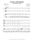 O Come, Little Children (with "O Come, All Ye Faithful") (SAB) mini preview