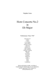 Horn Concerto No. 2 in Eb Major