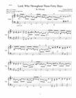 Lord, Who Throughout these Forty Days - St. Flavian for Solo Organ