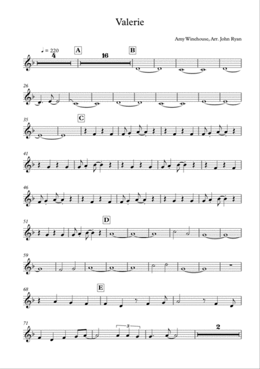 Valerie Woodwind Quartet scores gallery preview page 1