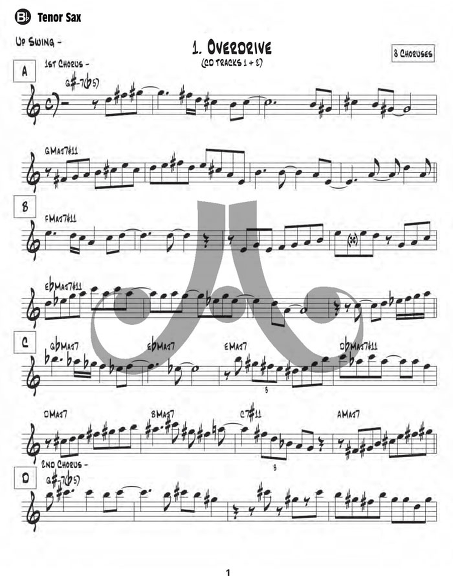 Saxophone Solos Vol. 2 - Modal Classics Saxophone Solo scores gallery preview page 5