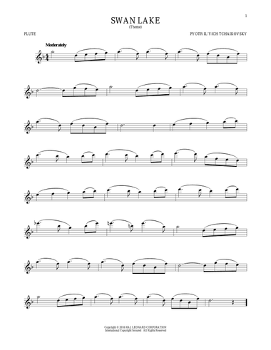 Theme From Swan Lake