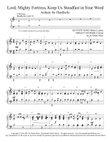 Lord, Mighty Fortress, Keep Us Steadfast in Your Word (Handbells - 2 oct)