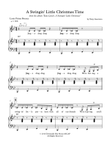 A Swingin' Little Christmas Time - PIANO/VOCAL