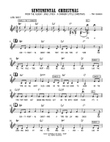 Sentimental Christmas - LEAD SHEET
