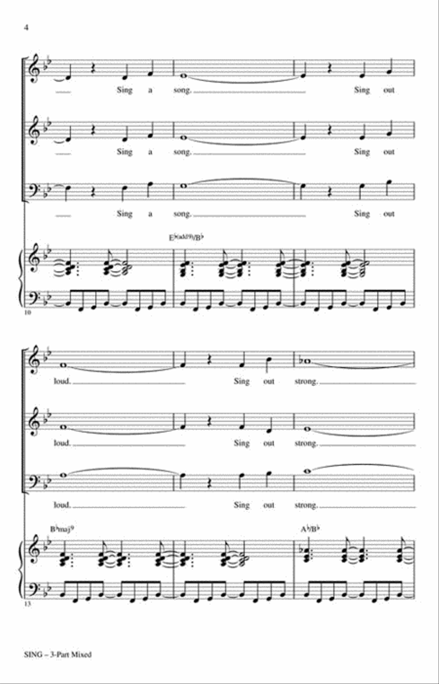 Sing Sing 3-Part scores gallery preview page 3