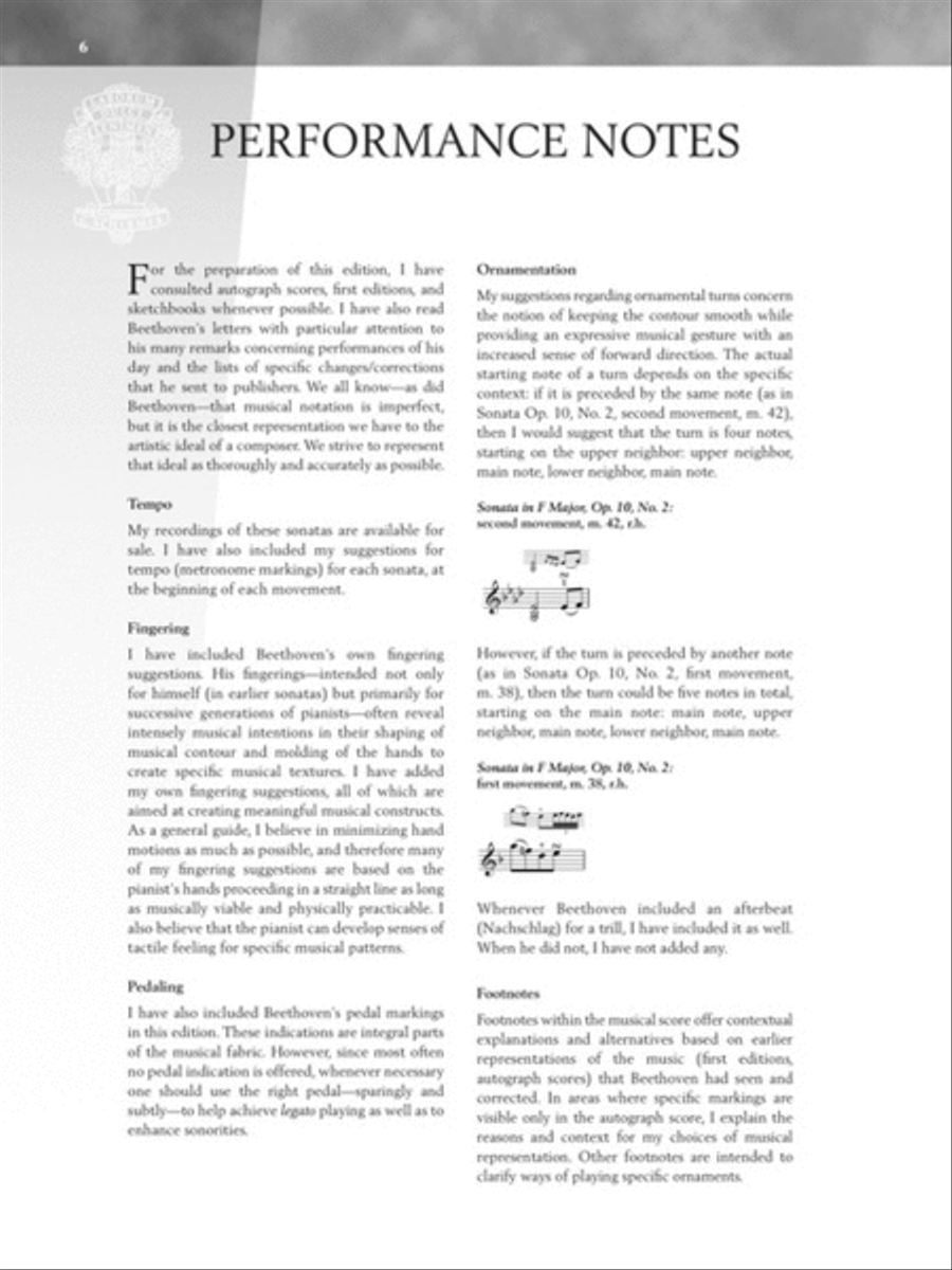 Beethoven – Five Favorite Piano Sonatas Piano Solo scores gallery preview page 4