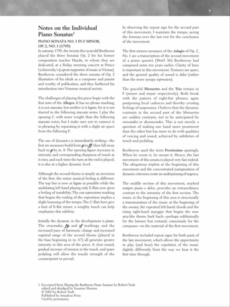 Beethoven – Five Favorite Piano Sonatas Piano Solo scores gallery preview page 5