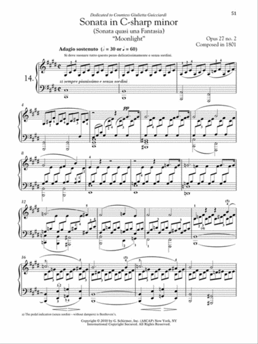 Beethoven – Five Favorite Piano Sonatas Piano Solo scores gallery preview page 8