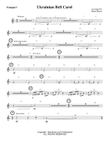 UKRAINIAN BELL CAROL (young concert band - easy - score, parts, & license to photocopy)