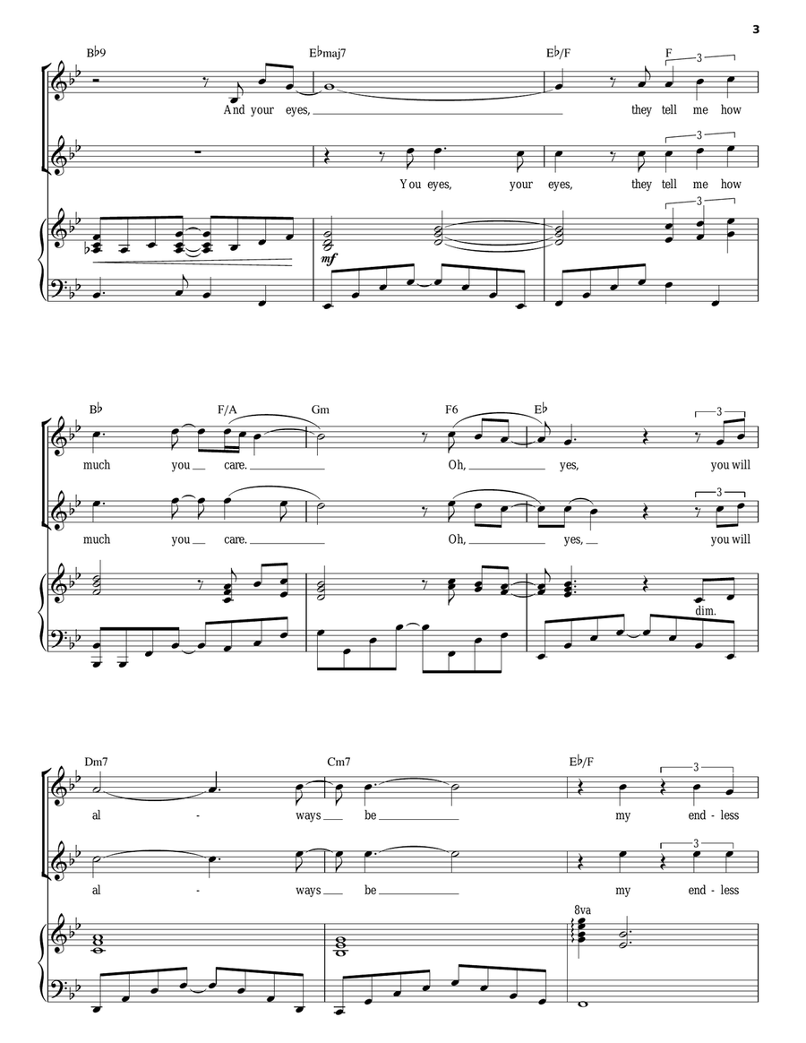 Endless Love Endless Love Vocal Duet scores gallery preview page 3