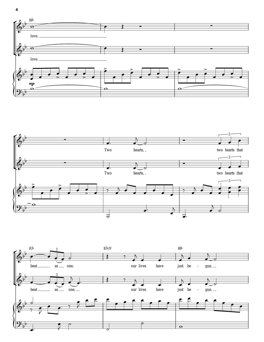 Endless Love Endless Love Vocal Duet scores gallery preview page 4
