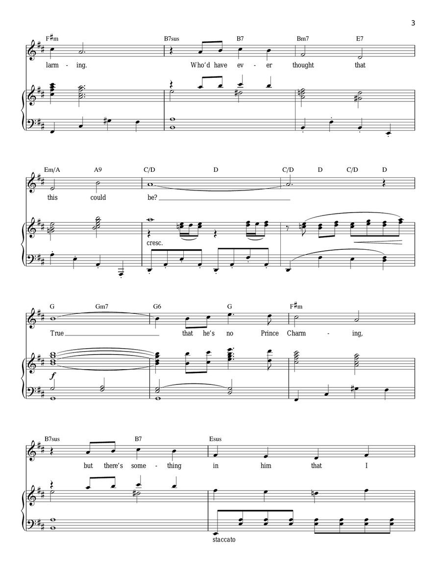 Something There (from Beauty And The Beast) Piano scores gallery preview page 3