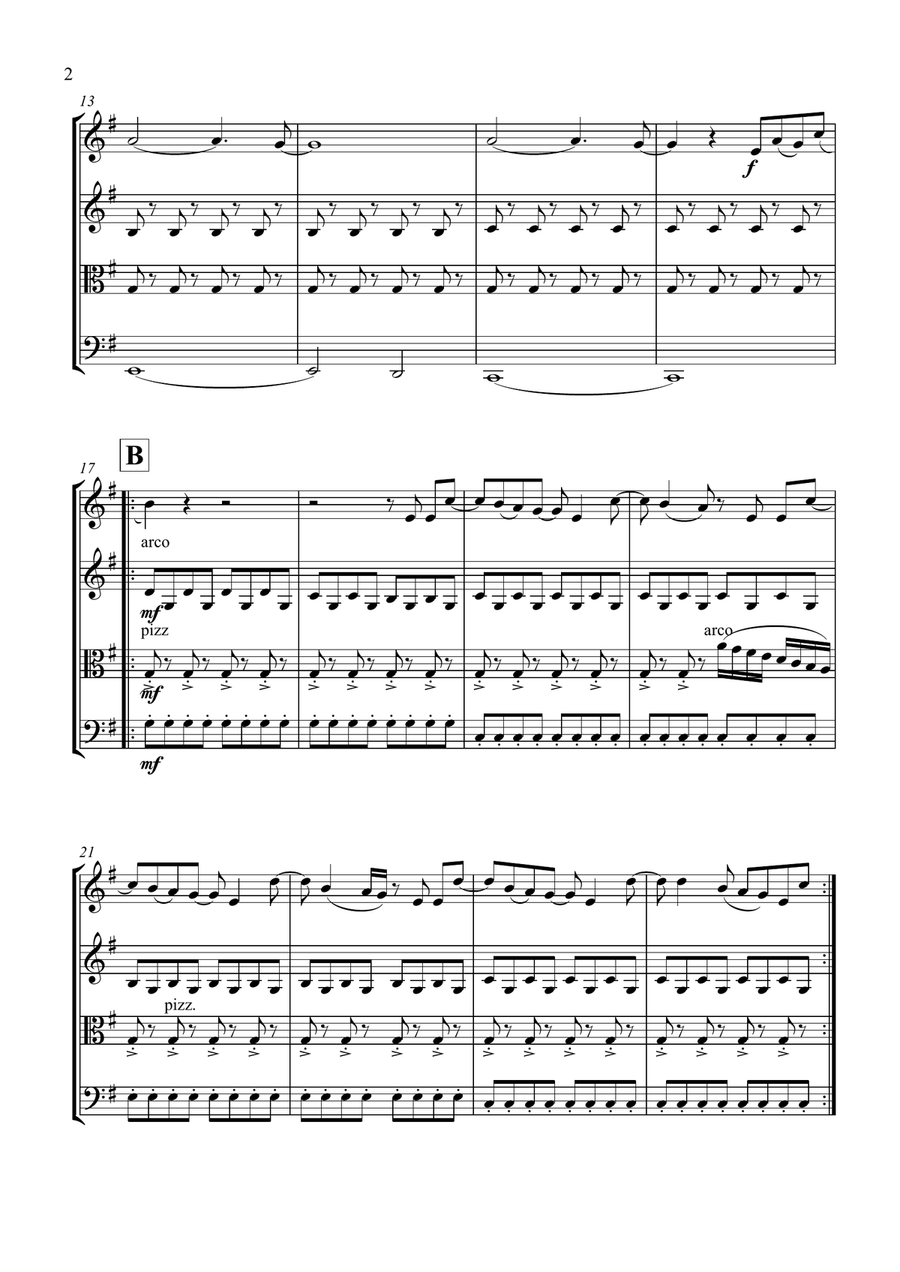 I Gotta Feeling I Gotta Feeling String Quartet scores gallery preview page 3