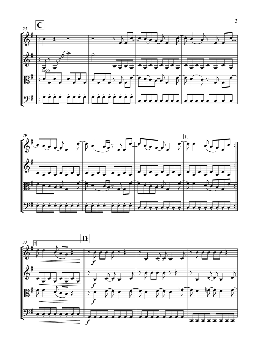 I Gotta Feeling I Gotta Feeling String Quartet scores gallery preview page 4