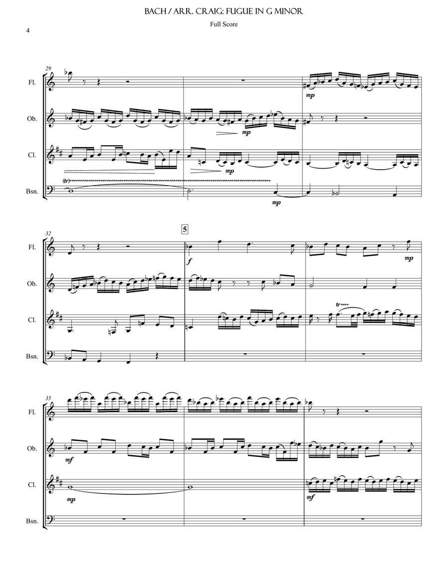 Fugue in G minor 