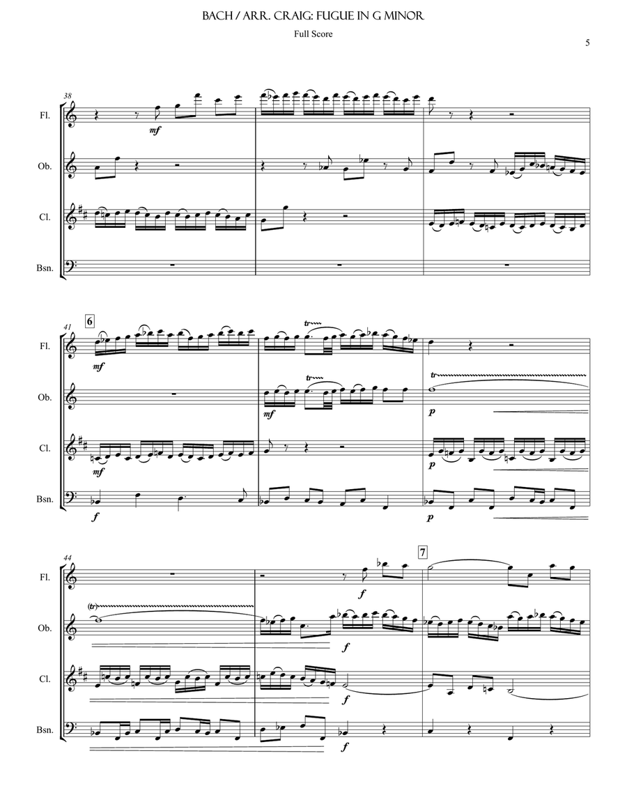 Fugue in G minor 