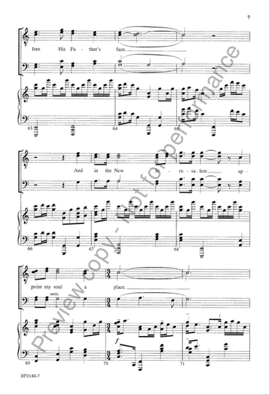 Not Ashamed - TTBB Not Ashamed - TTBB TTBB scores gallery preview page 8