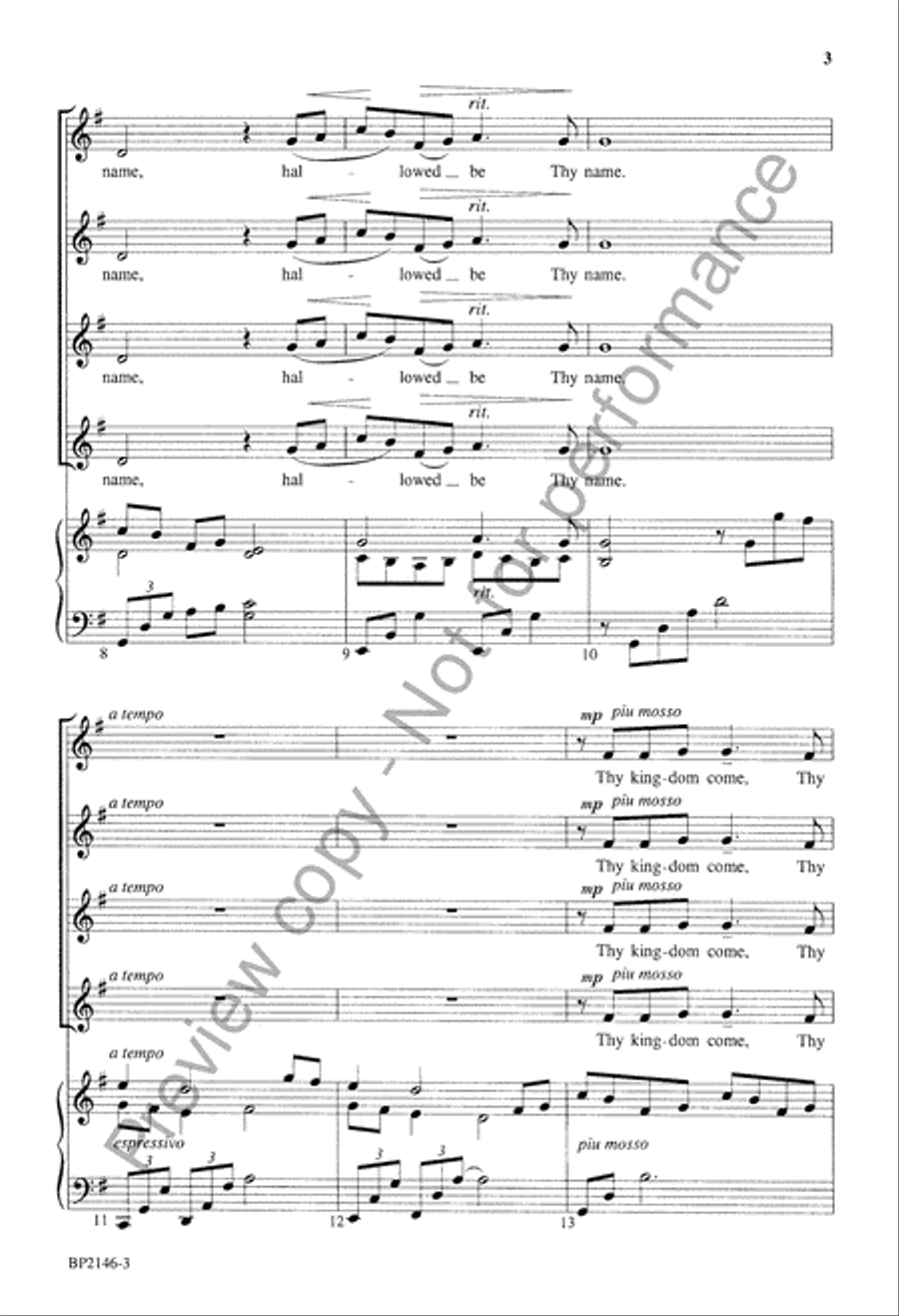 Our Father - SSAA Our Father - SSAA SSAA scores gallery preview page 4