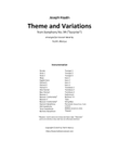 Theme and Variations (Andante) from Symphony No. 94 (