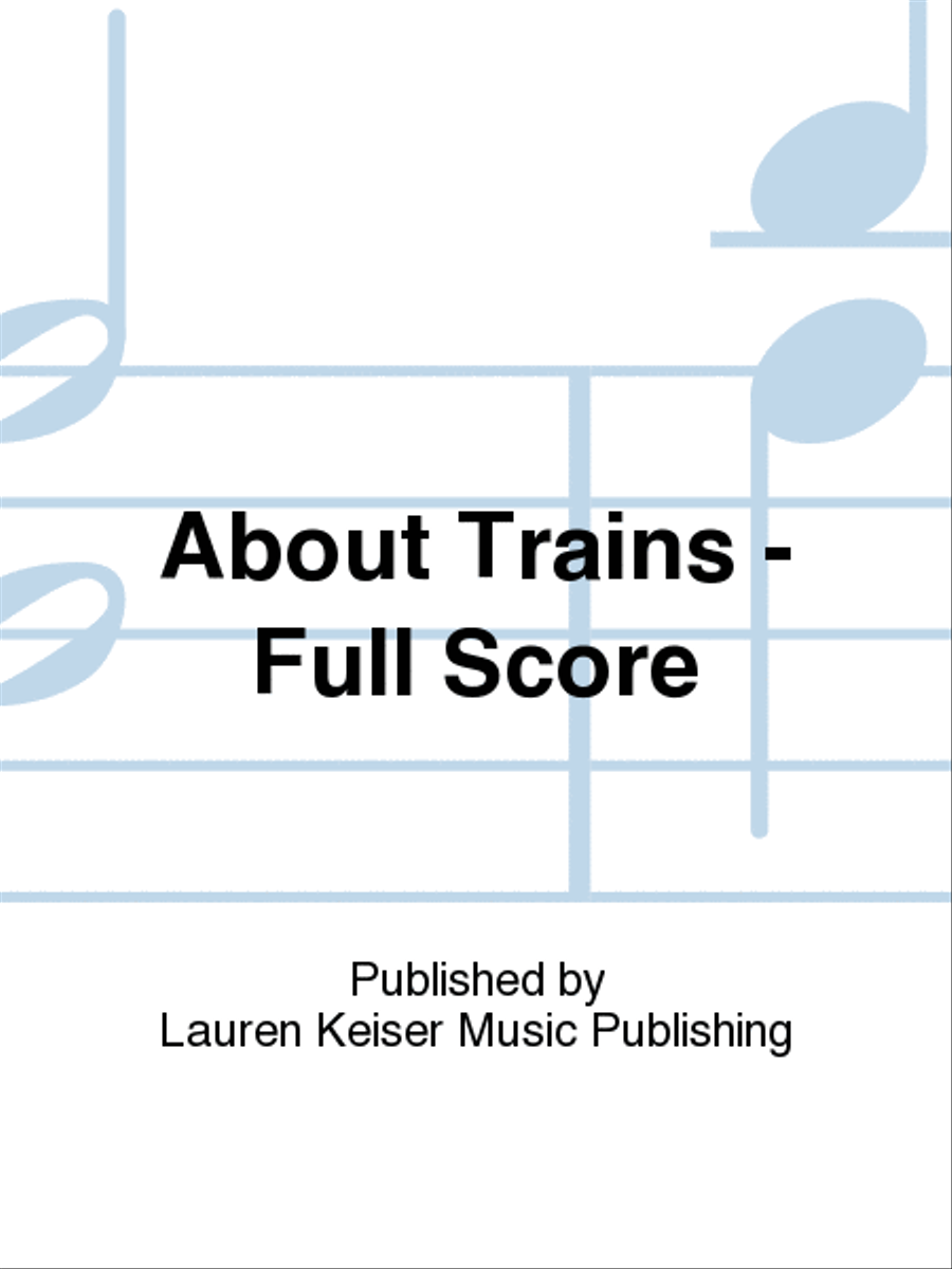 About Trains - Full Score Cello scores gallery preview page 1
