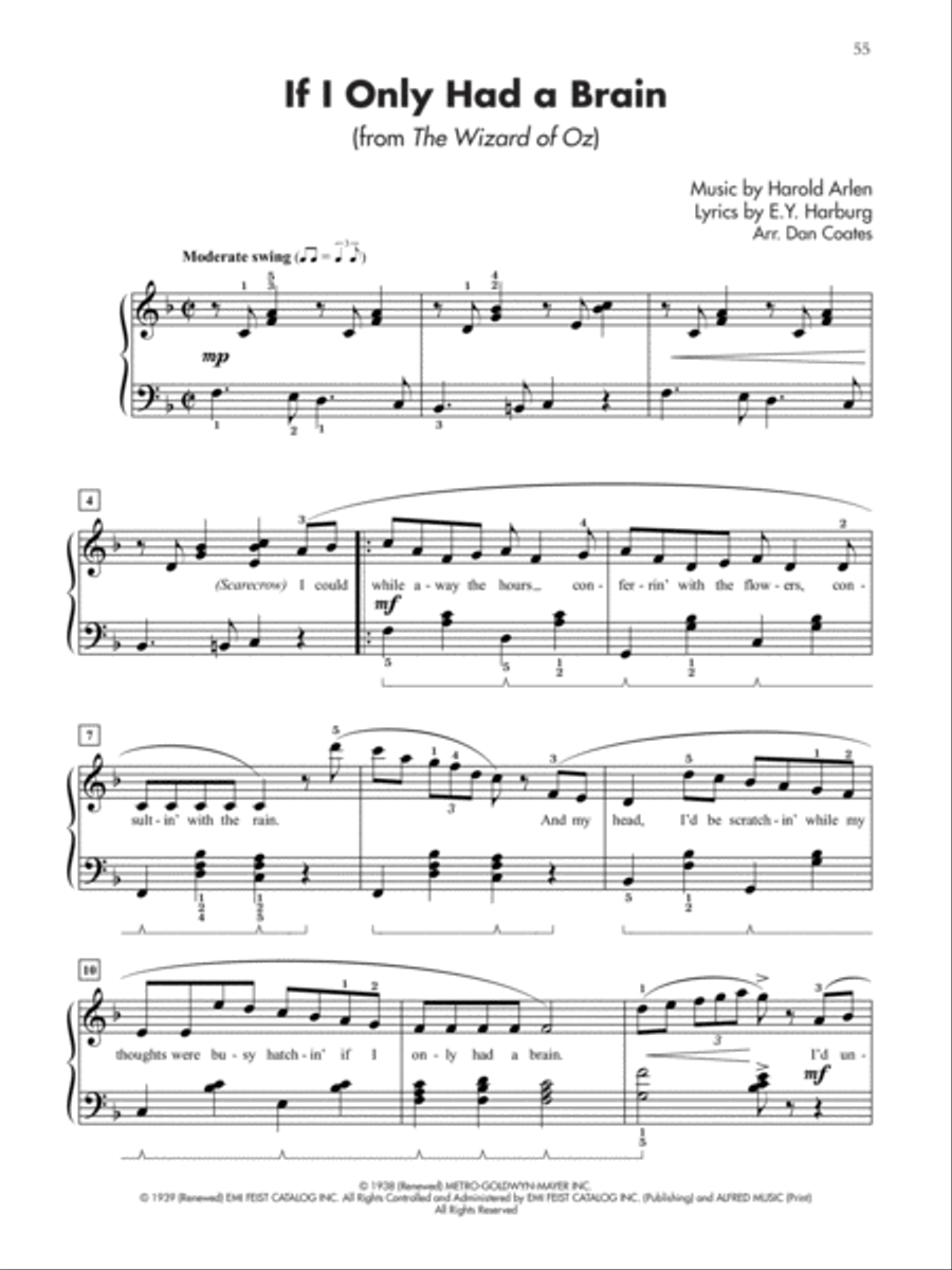 Top 40 Essential Piano Arrangements Easy Piano scores gallery preview page 5