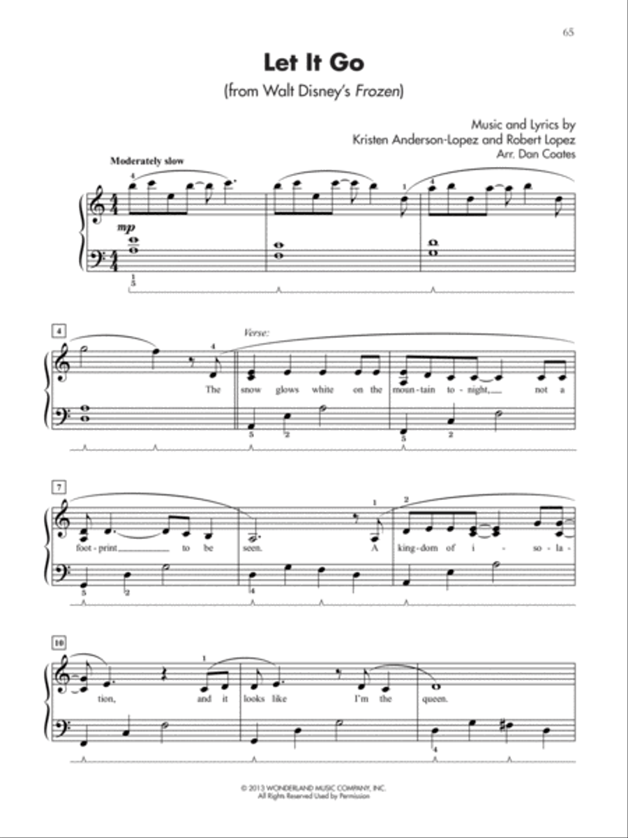 Top 40 Essential Piano Arrangements Easy Piano scores gallery preview page 6