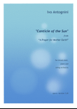 Canticle of the Sun (choir SATB + String Orch. + piano score : 42 pages)