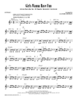 Girls Wanna Have Fun (Medley) - Guitar 2
