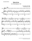 Schubert - Serenade (Ständchen) from Schwanengesang - Low Voice in B Minor