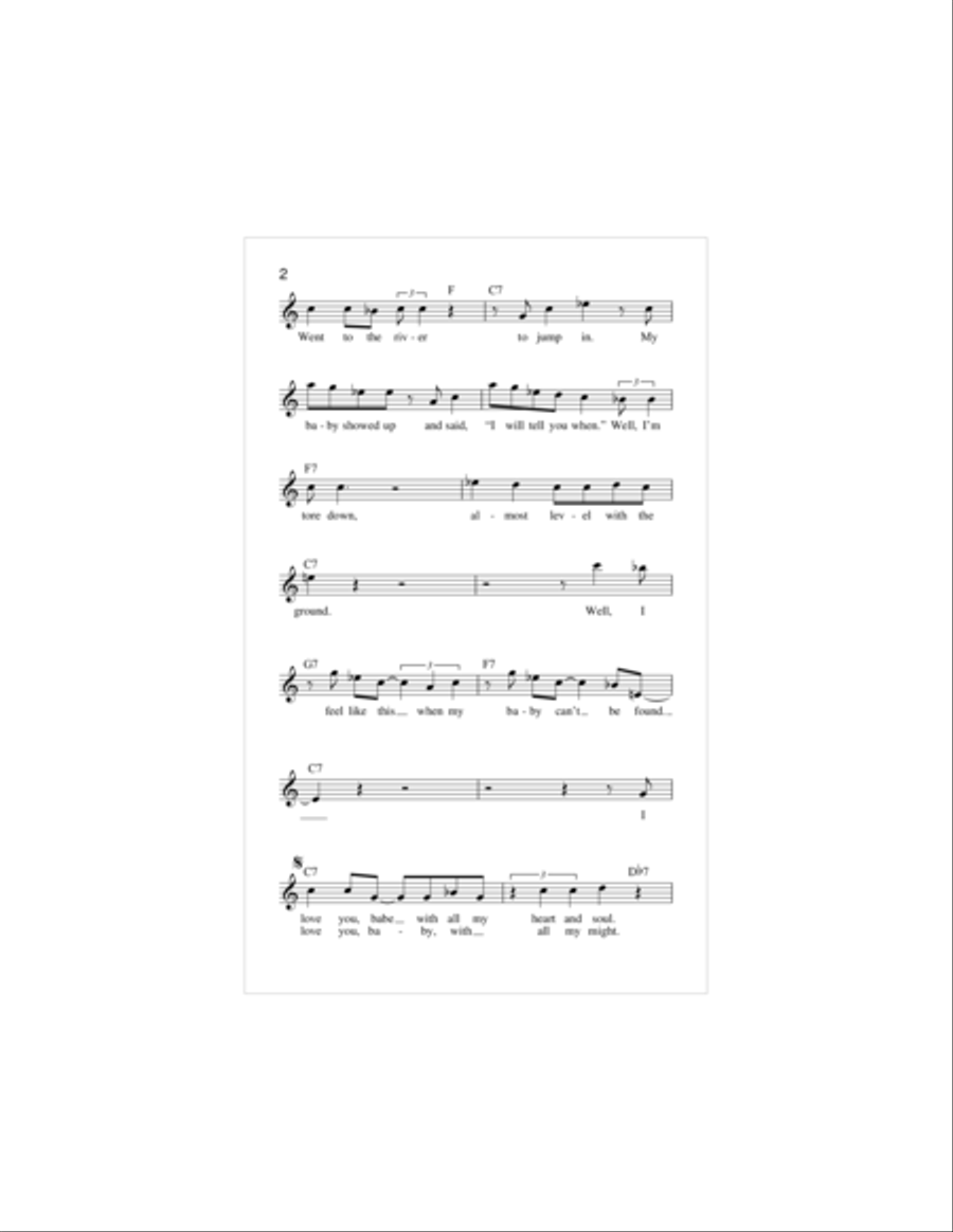 I'm Tore Down Electric Guitar scores gallery preview page 2