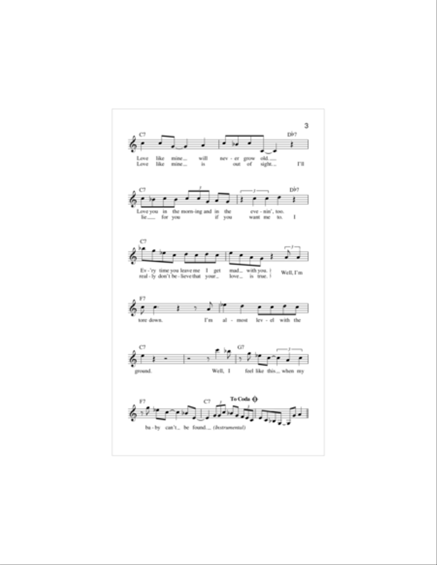 I'm Tore Down Electric Guitar scores gallery preview page 3