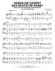 Haben Sie Gehort Das Deutsche Band? (Have You Ever Heard The German Band?)