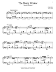 The Merry Widow, Selected Melodies