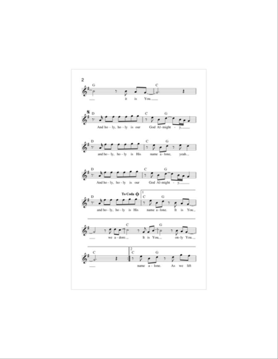 It Is You Piano scores gallery preview page 2