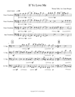 If Ye Love Me - Trombone Quartet