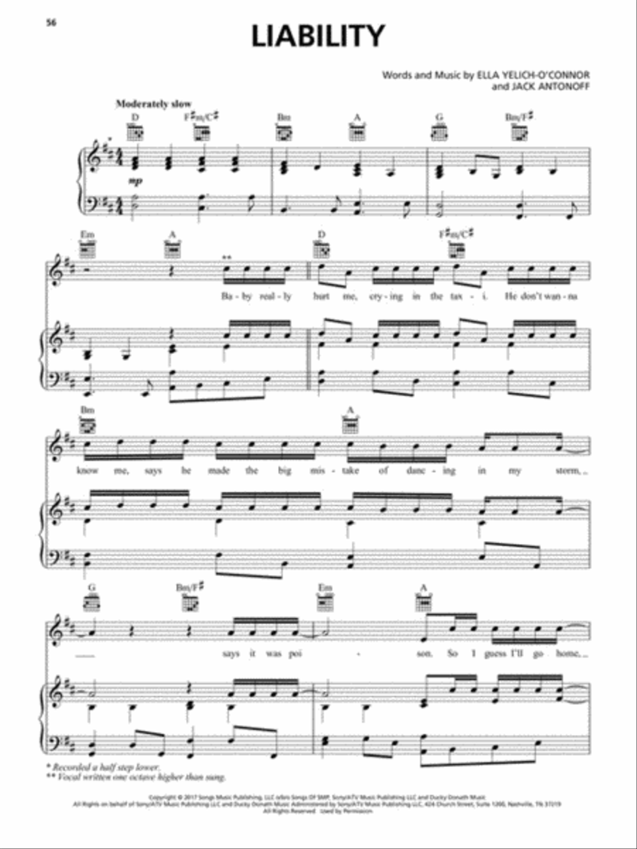 Contemporary Women of Pop & Rock – 2nd Edition Piano, Vocal, Guitar scores gallery preview page 5