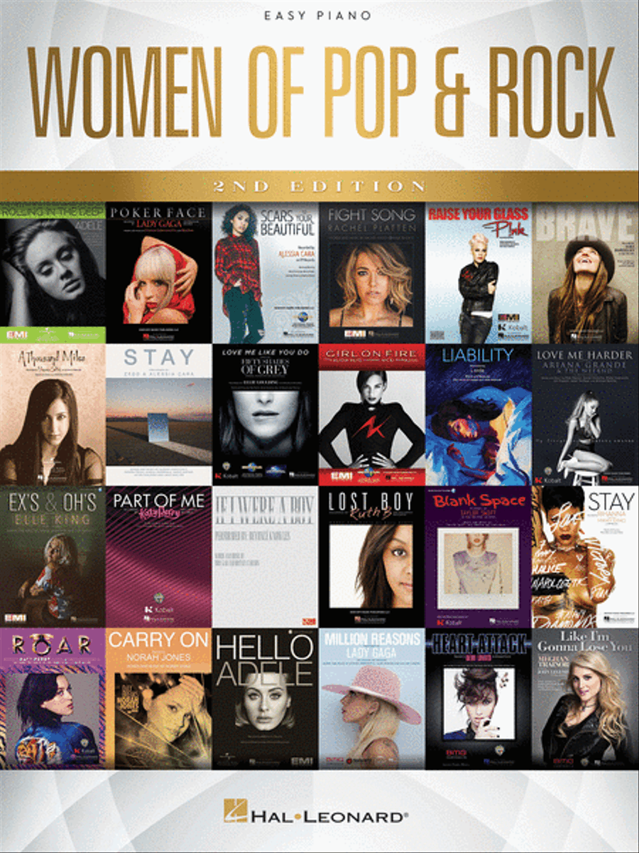 Women of Pop & Rock – 2nd Edition Easy Piano scores gallery preview page 1