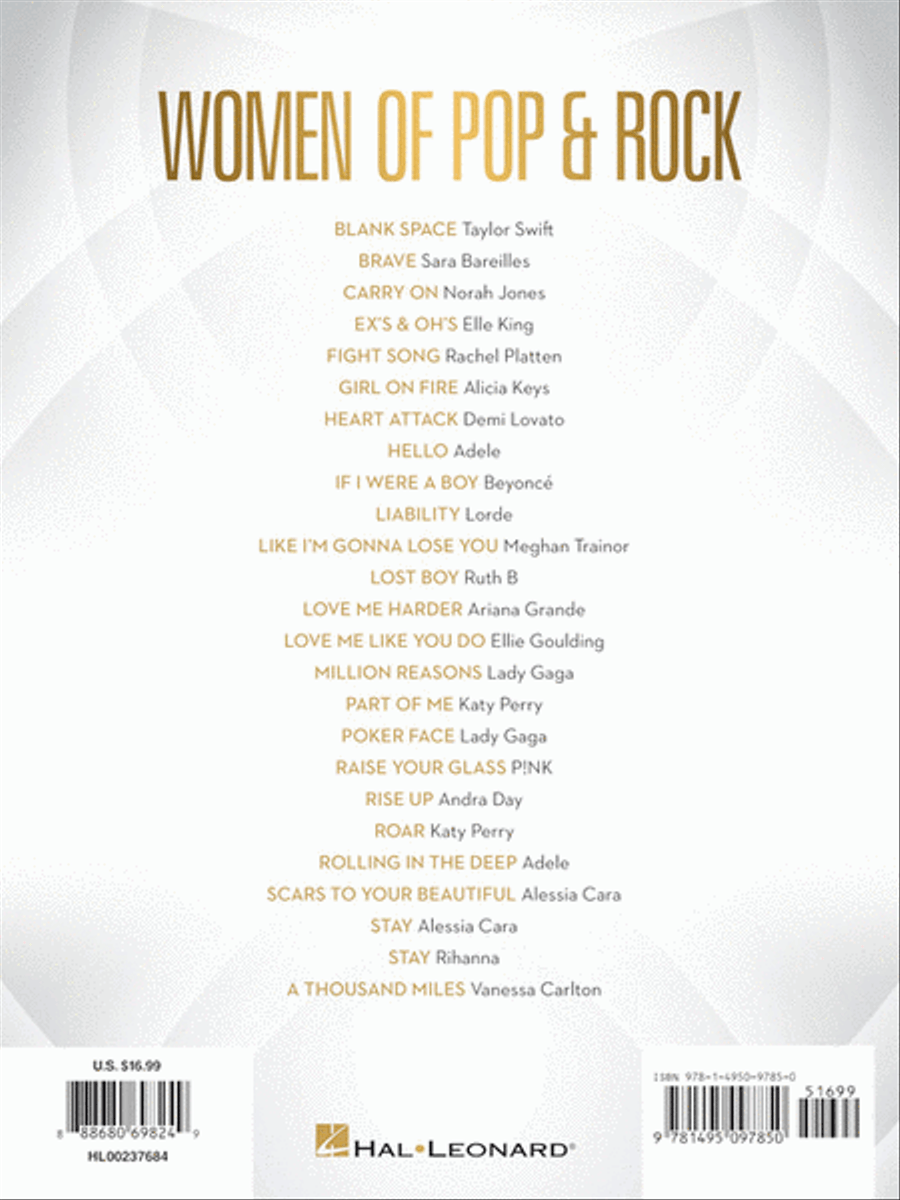 Women of Pop & Rock – 2nd Edition Easy Piano scores gallery preview page 6
