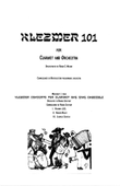 Klezmer 101 Orchestral version from Klezmer Concerto for Clarinet and Wind Orchestra - score