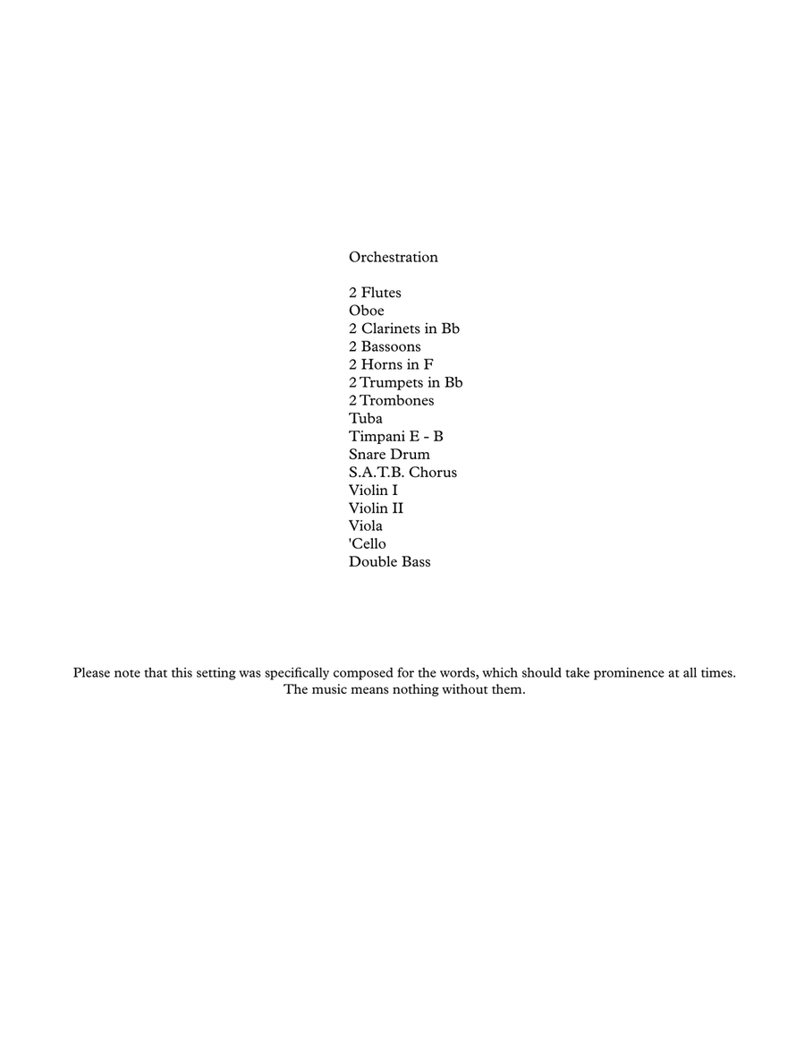 We, the People (Preamble to the Constitution of the United States) for S.A.T.B. Chorus and Orchestra Choir scores gallery preview page 2