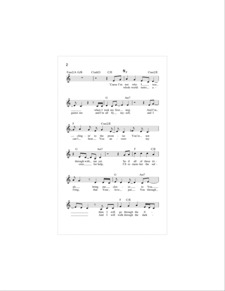 If You Want Me To Piano scores gallery preview page 2
