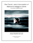 Starr Parodi - piano Improvisation of Albinoni's Adagio in Gmin