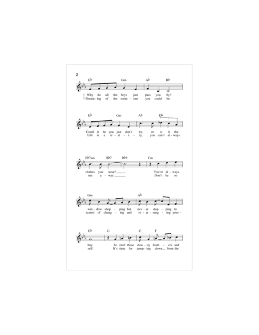 Georgy Girl Piano scores gallery preview page 2