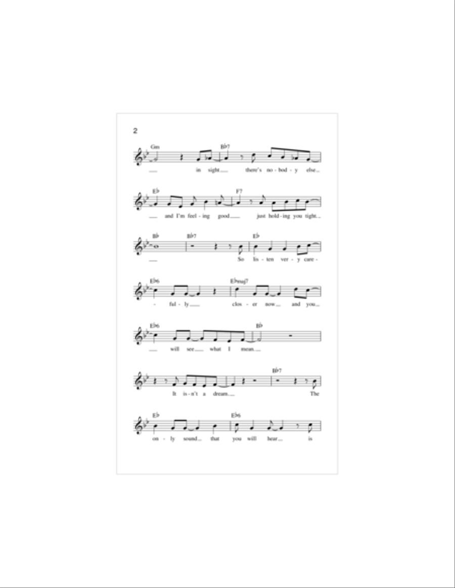 There's A Kind Of Hush (All Over The World) Piano scores gallery preview page 2