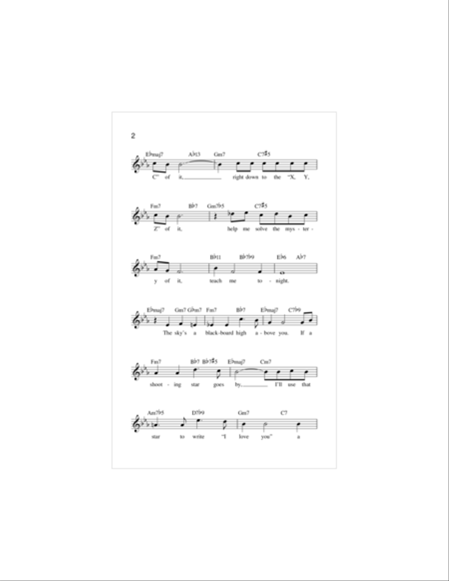 Teach Me Tonight Piano scores gallery preview page 2