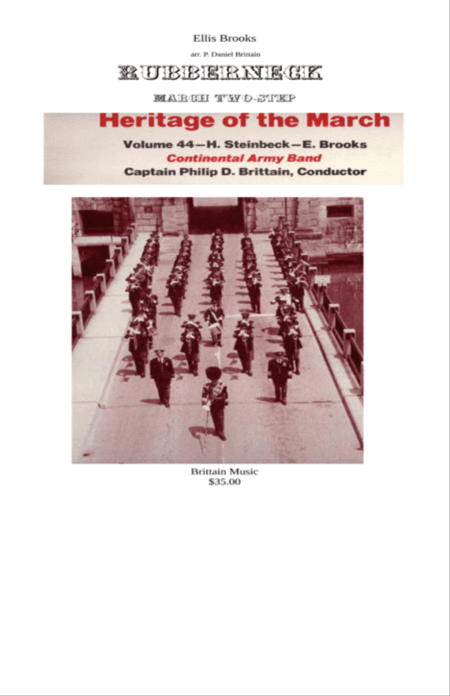Rubberneck March Two-Step Concert Band scores gallery preview page 1