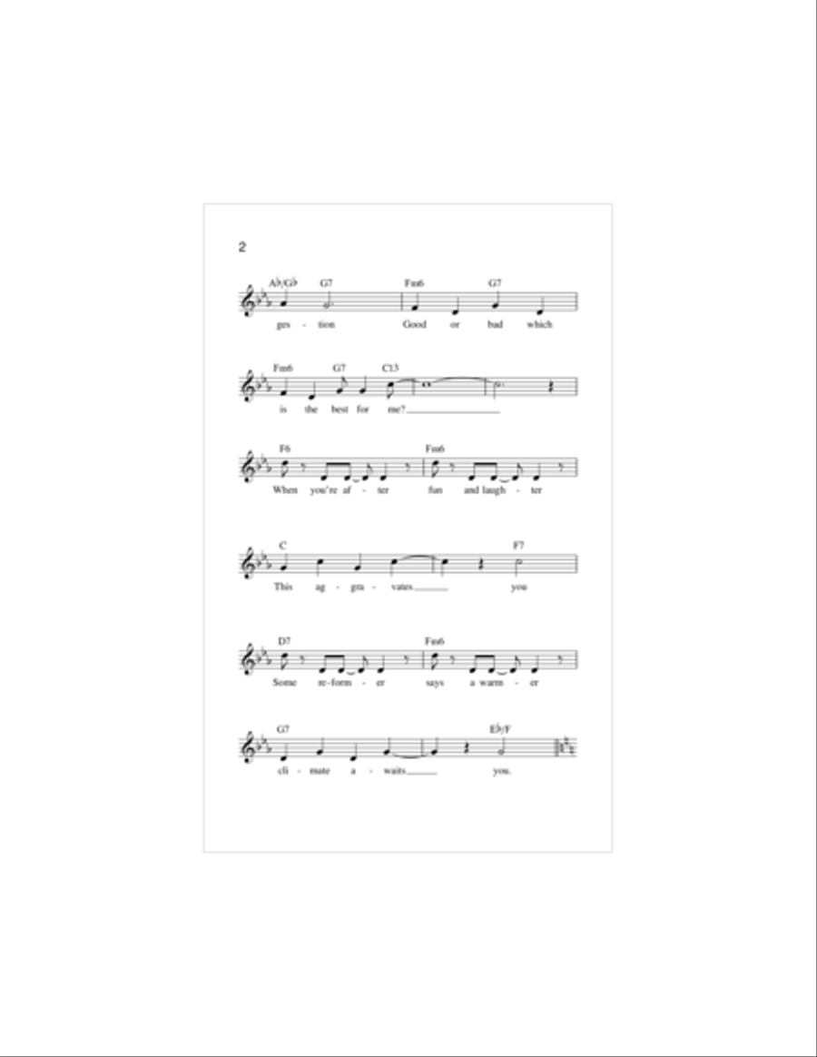 I Want To Be Bad Piano scores gallery preview page 2