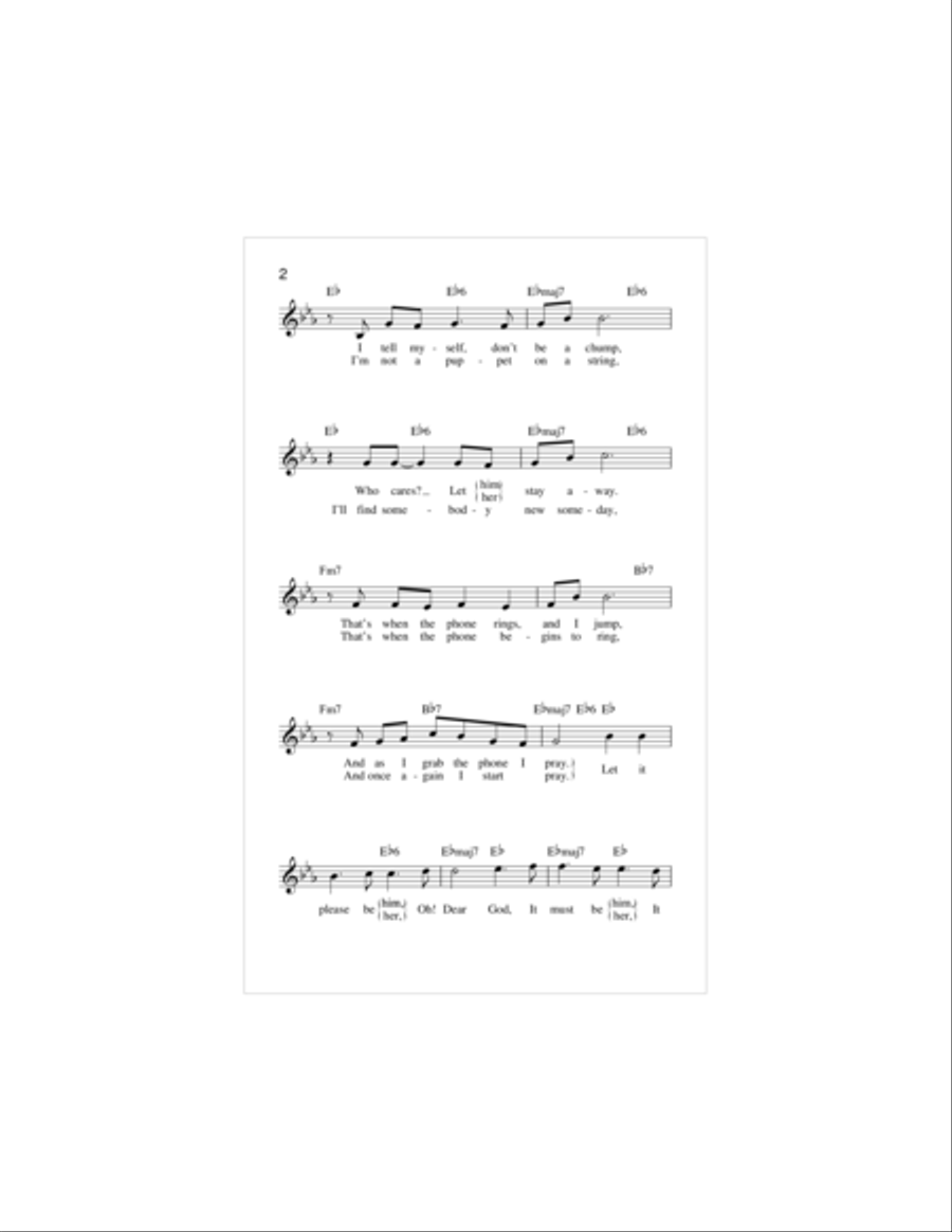 It Must Be Him Piano scores gallery preview page 2
