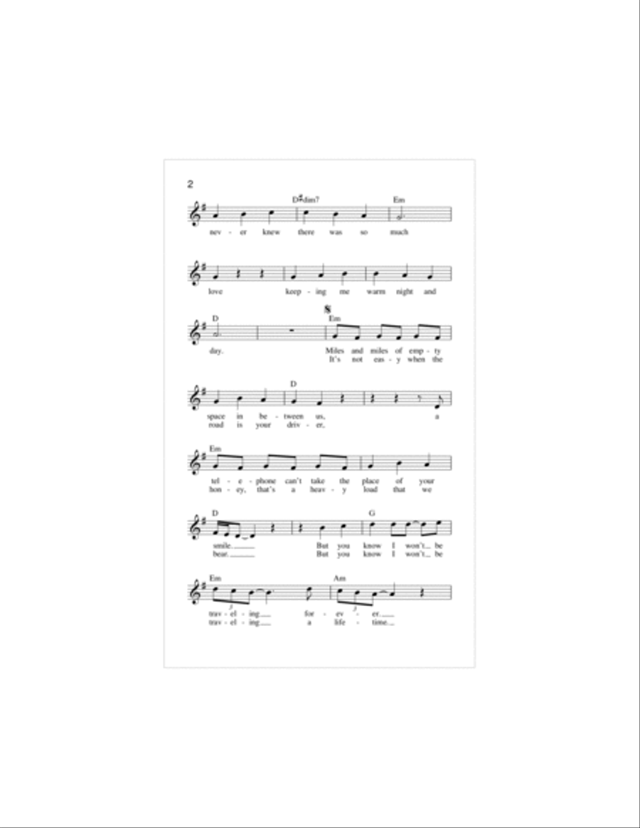When I Need You Piano scores gallery preview page 2